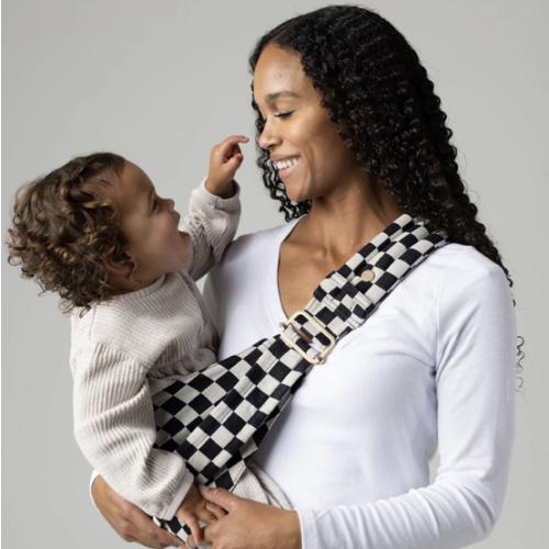 The Monarch Toddler Sling - Ebony Check – Mabē