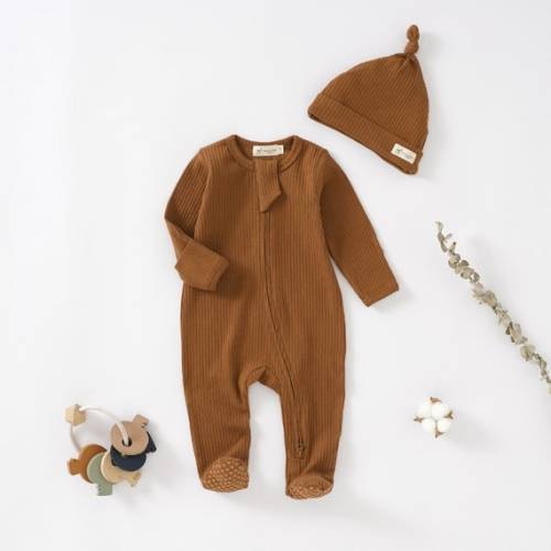 Tiny Alpaca  Organic Cotton Newborn Sleepsuit and Hat Set  - Etsy