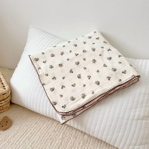 BuLuTu Large Muslin Toddler Blanket