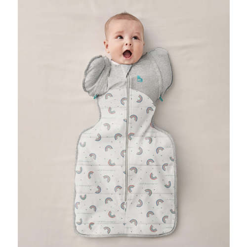 Swaddle Up™ 2-in-1 Transition Bag 2.5 TOG Cotton White Rainbow