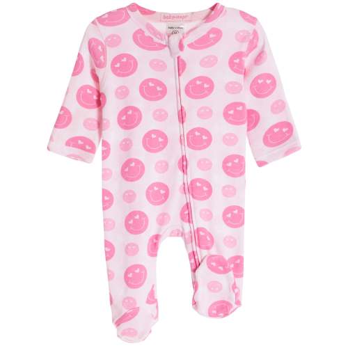 Pink Smiles Footie