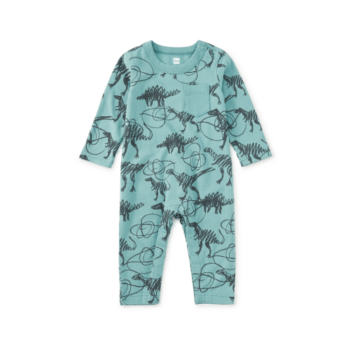 Long Sleeve Pocket Baby Romper