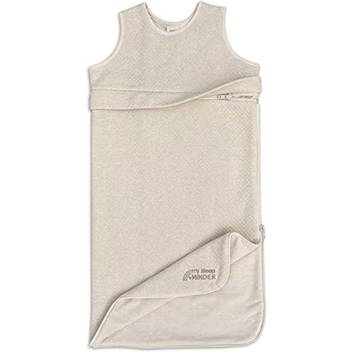 Baby Anti Radiation Baby Sack & Blanket, EMF Protection Wearable Blanket, Radiation Blanket Pregnancy, Unisex, 6-18 Months, Beige