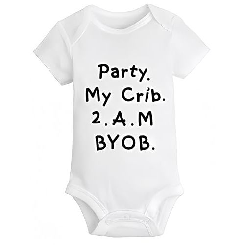 Funny Baby Bodysuit,Cotton Unisex Newborn Clothes Cute infant Rompers &Baby Gift Idea Humor Jumpsuits Essentials