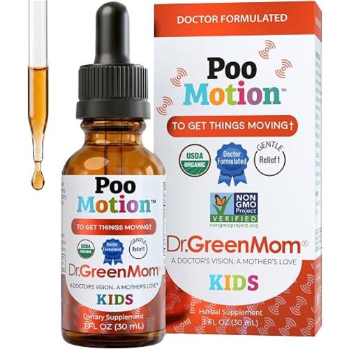 Poo Motion — Organic Kids Digestive Drops — Gut & Tummy Care