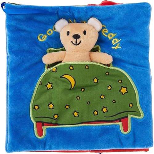 Good Night, Teddy: Interactive Soft Cloth Baby Book for Bedtime Rag Book – Picture Book, August 1, 2003