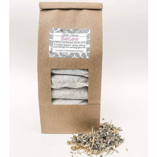 Organic Postpartum Herbal Bath - Pack of 7 sachets - For after childbirth - Sitz Bath - Promotes Healing and Relaxation after birth - V-steam