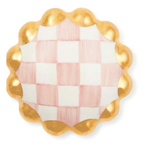 MacKenzie-Childs | Rosy Check Round Knob