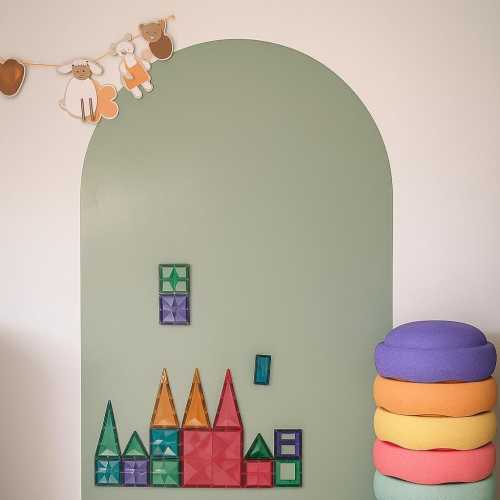 Magnetic chalkboard wall decal Magnetic wall decal playroom Montessori kids room Magnetic chalkboard for toddler gift