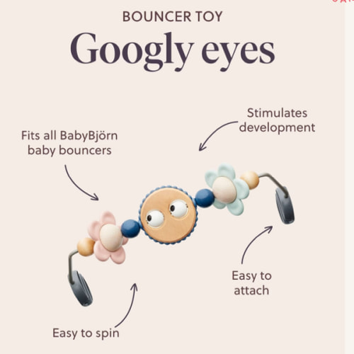BabyBjörn Toy for Bouncer – Googly eyes