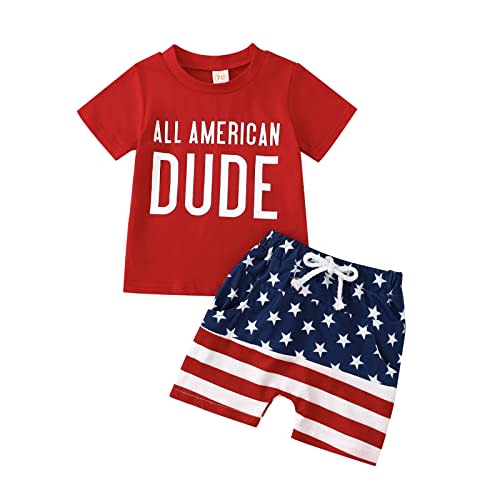 Sejardin Toddler Baby Boy Summer Clothes Cute Letter Print Short Sleeve T Shirt Tops and Stretch Shorts Playwear Outfits