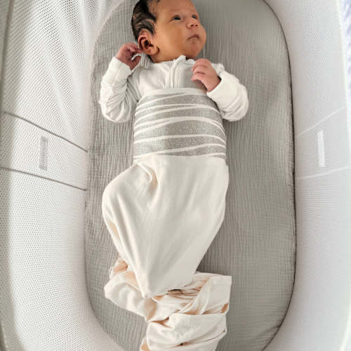 Breathing Reassurance Newborn Swaddle Blanket