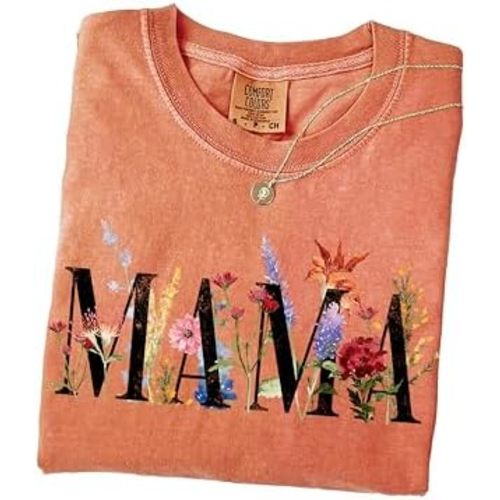 Mama Shirt, for Mom, Floral Mama