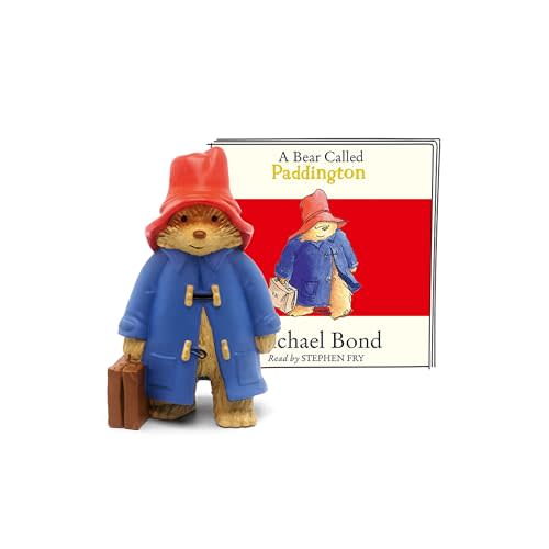 Tonies Paddington Bear Audio Toy Figurine from A Bear Called Paddington and Other Stories by Michael Bond, narrated by Celebrity Voices