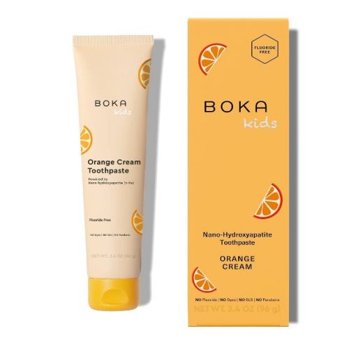 Boka Kids Fluoride-Free Nano Hydroxyapatite Gel Toothpaste - Orange Creamsicle - 3.4oz