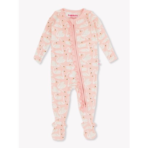 Ruffle One Piece Footie Pajamas