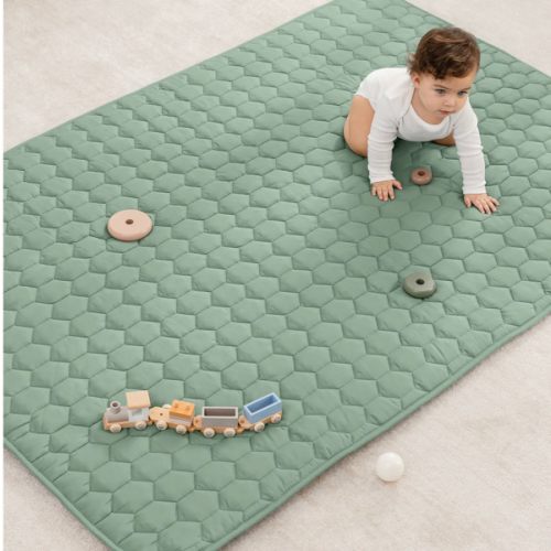 Play Mat with Non-Slip Bottom in Fern – Comfy Cubs