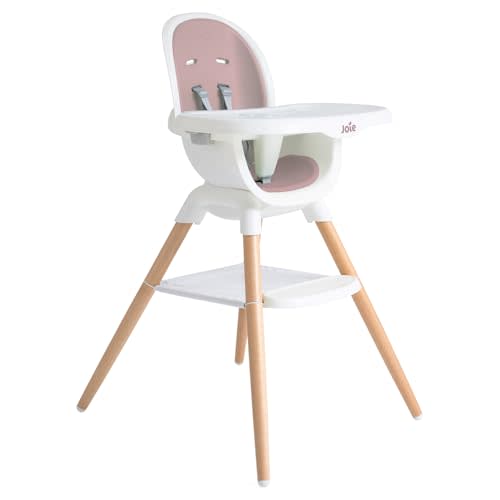 Joie Chai Multi-Mode Highchair - European Beech Wood, Convertible, 9+ Modes, Birth up to 60 lb. (Lola) | European Beech Wood, Convertible, 9+ Modes, Height Adjustable Wooden High Chair