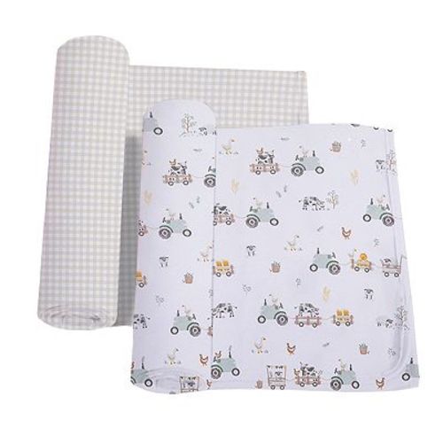 Living Textiles Baby 2-pk. Cotton Jersey Swaddle Blankets