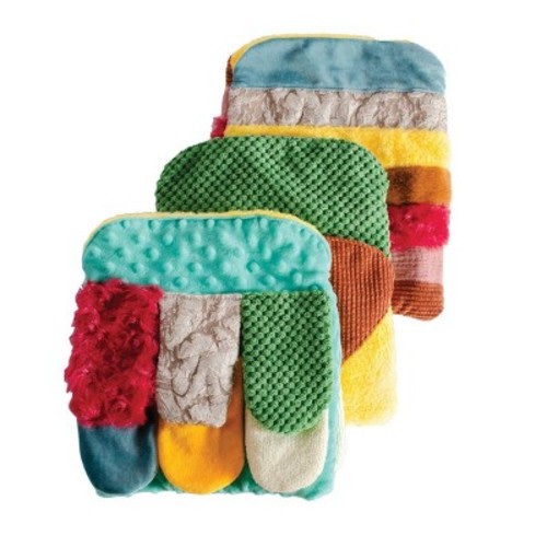 Kaplan Early Learning Crinkle Pockets - Rainbow - Set of 3
