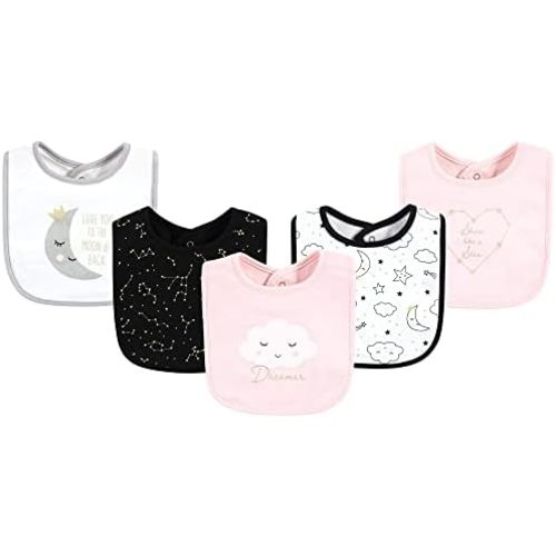 Hudson Baby Unisex BabyCotton Bibs