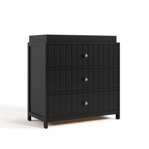 Graco Teddi 3 Drawer Chest with Changing Topper Black