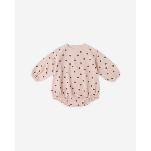 Spongey Knit Romper || Polka Dots – Rylee + Cru