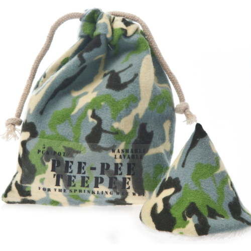 Pee-Pee Teepee Camo Green - Laundry Bag