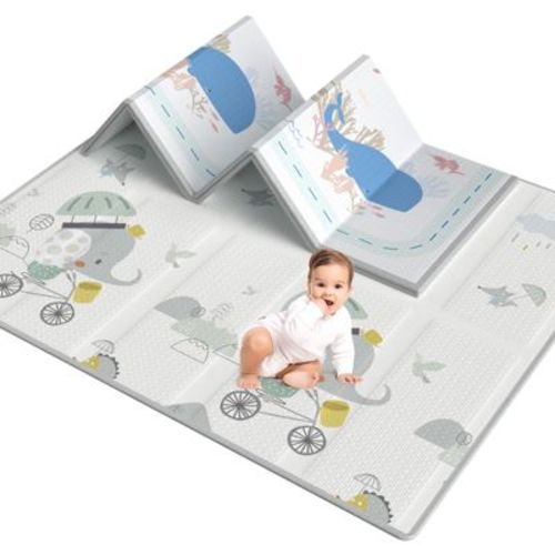 AmourLil 71x59in Extra Large Baby Play Mat – Waterproof Foam Floor Mat for Babies, Toddlers & Infants, Ideal for Playtime