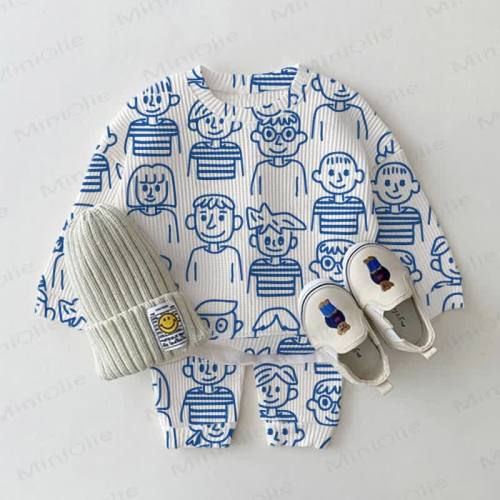 Baby Waffle Children's Figure Painting 2-piece Set