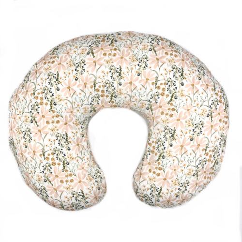 Nursing Pillow Cover- DAISY DREAMS- floral cover- nursing cover- girl nursing pillow- baby bedding- olive- mauve- blush- gold- boho daisies
