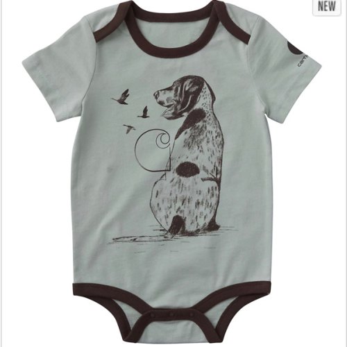 Boys' Short Sleeve Dog Bodysuit (Baby) | Spring Layering | Carhartt