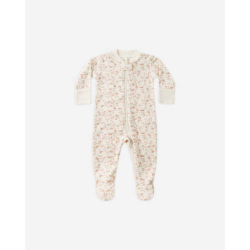 Zip Long Sleeve Sleeper Footie || French Garden – Quincy Mae