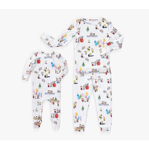 Peanuts® Charlie Brown® Holiday Family Pajama Collection | Pottery Barn Kids