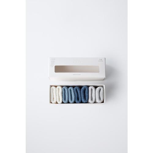 FOUR-PACK OF COLOR SOCKS - Blue marl | ZARA United States