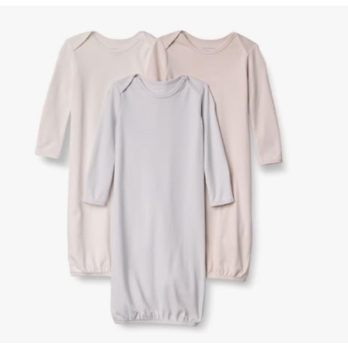 Amazon Essentials Unisex-Baby Long Sleeve Sleeper Cotton Gown