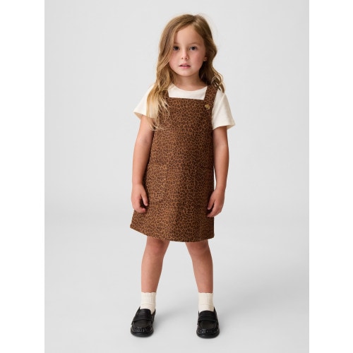 Baby & Toddler Leopard Corduroy Jumper Dress
