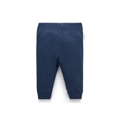 Beige Ribbed Leggings - Baby Leggings - Purebaby - Purebaby
