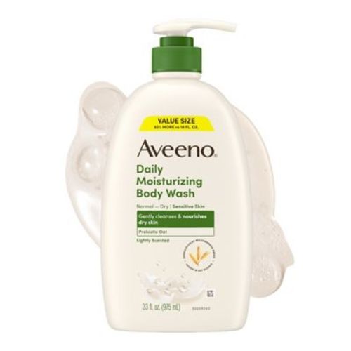 Aveeno Daily Moisturizing Body Wash with Soothing Oat - 33 fl oz: For Normal, Combination, Sensitive, Dry Skin, Hypoallergenic, Paraben-Free