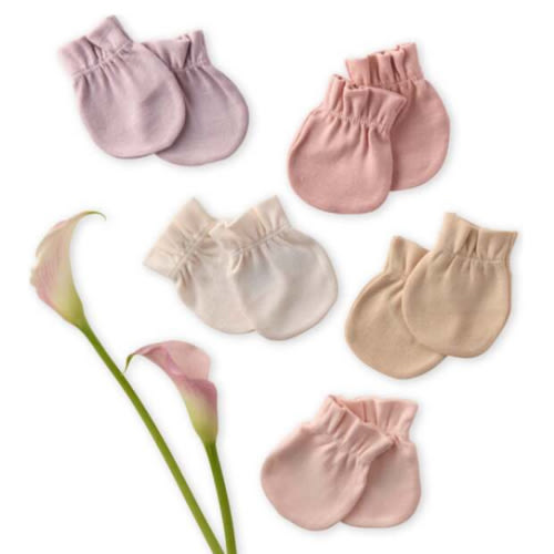 MORGAN 5-Pack Mitts, Sorbet - butterblu | Maisonette