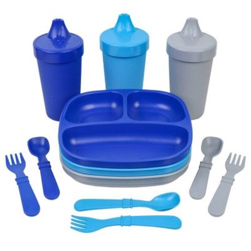 Re-Play 12pc Festive Feast Holiday Mealtime Set - Hanukkah