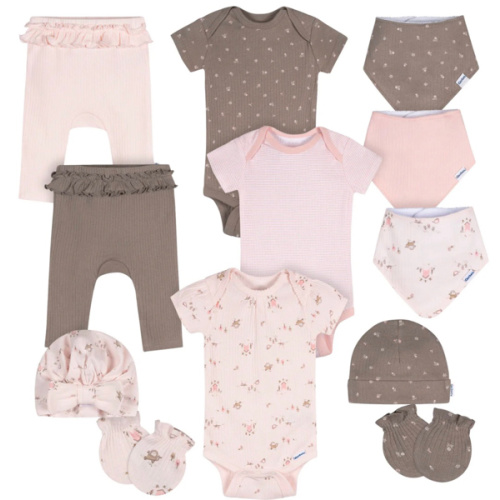 12-Piece Baby Girls Garden Everyday Basics Gift Set – Gerber Childrenswear