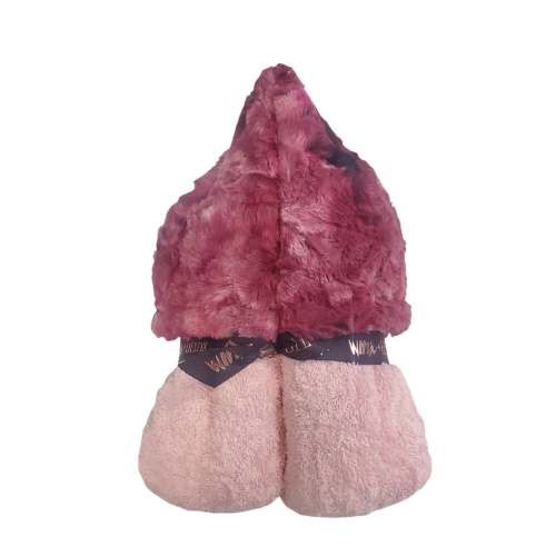 Winx + Blinx- Smokey Raspberry Pink Hooded Towel | The Purple Bow
