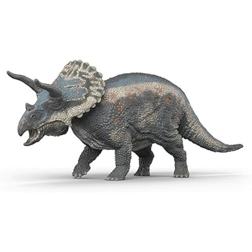 Schleich Dinosaurs - Triceratops Toy Figurine - Kids Ages 4+ | 15050