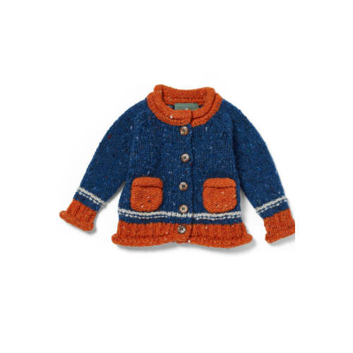 Réalta Baby Roll Neck Cardigan- Twinkle