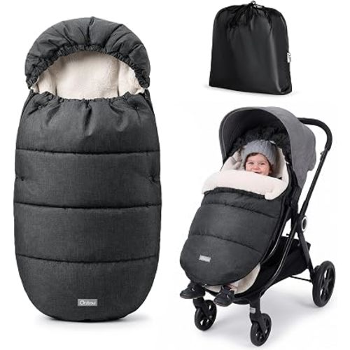 Orzbow Universal Stroller Footmuff, Winter Baby Bunting Bag, Weather-Proof