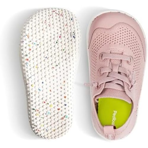 Toddler Barefoot Shoes - Wide Toe Box Zero Drop Flexible Lightweight Sneakers - Breathable Non-Slip Easy On/Off Skin-Friendly Minimalist for Indoor Outdoor Walking Running