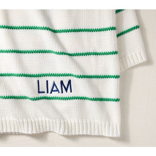 Breton Stripe Baby Blanket