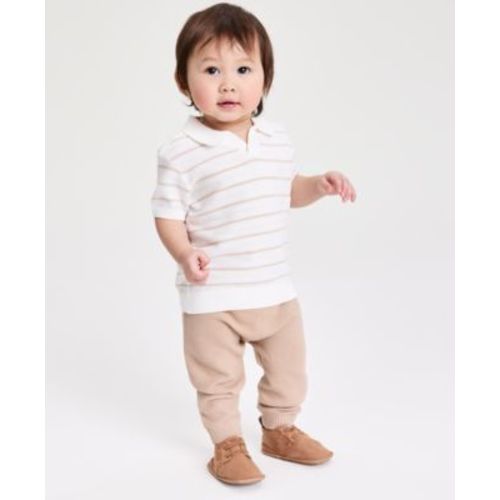 Baby Boys' Sweater-Knit Polo Set, Macy's Exclusive