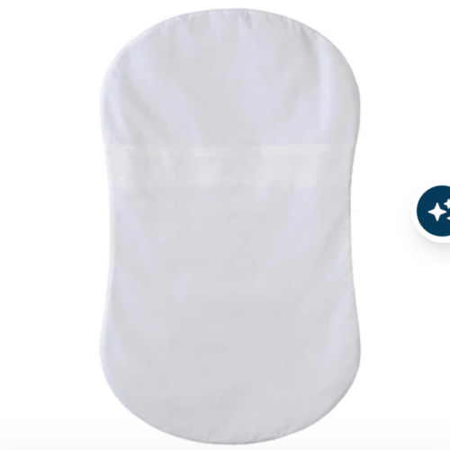 HALO - BassiNest Fitted Sheet 100% Cotton | White